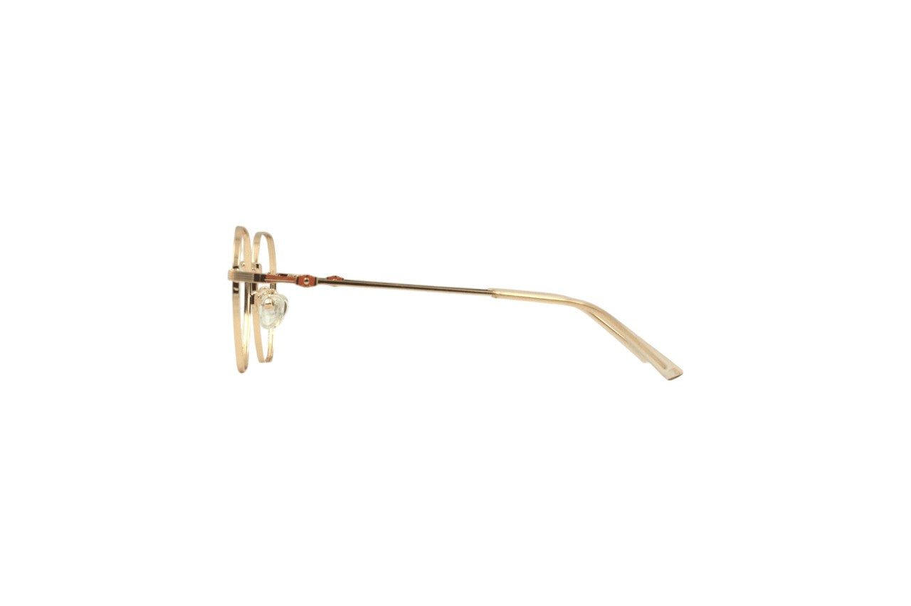 Tom Eye Metal Round Rose Gold Eyeglasses