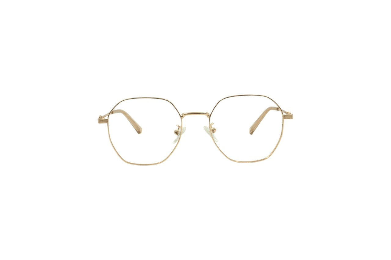 Tom Eye Metal Round Rose Gold Eyeglasses