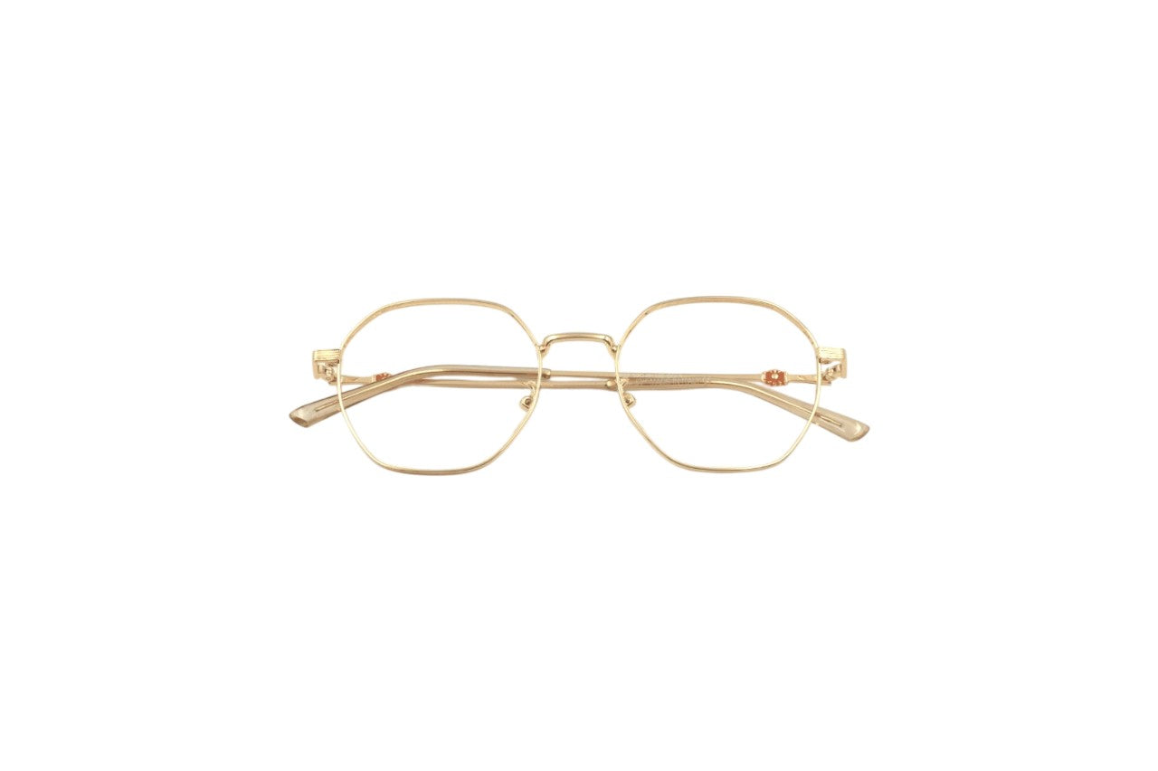 Tom Eye Metal Round Rose Gold Eyeglasses