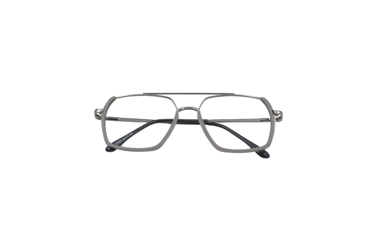 Tom Eye Metal Aviator Matte Grey Eyeglasses