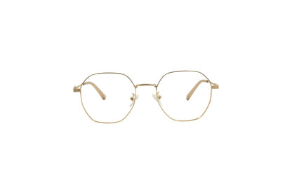Tom Eye Metal Round Rose Gold Eyeglasses