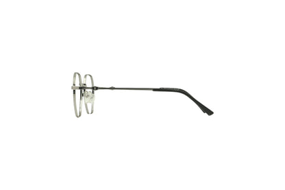 Tom Eye Metal Round Grey Eyeglasses